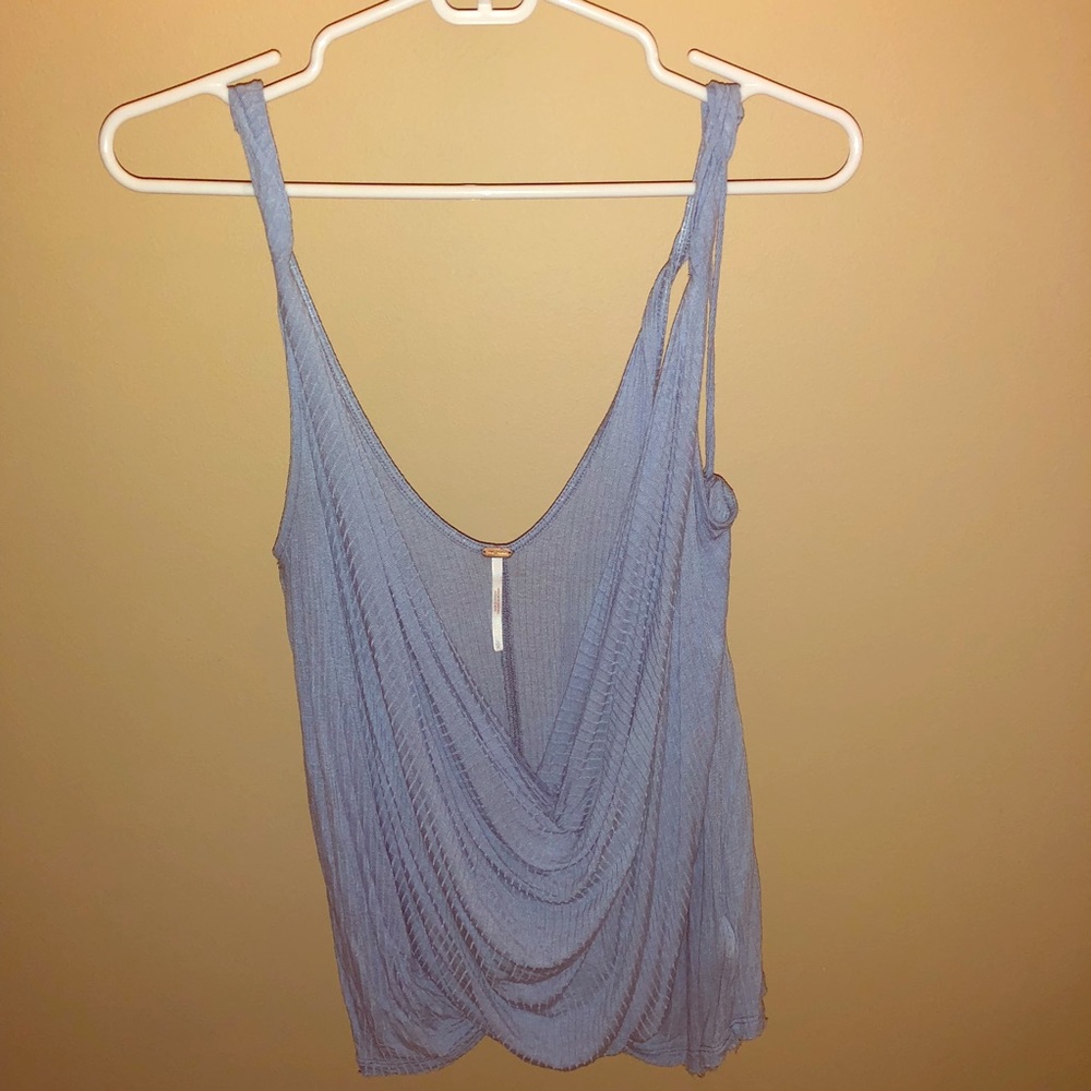 Free People surplice knit tank